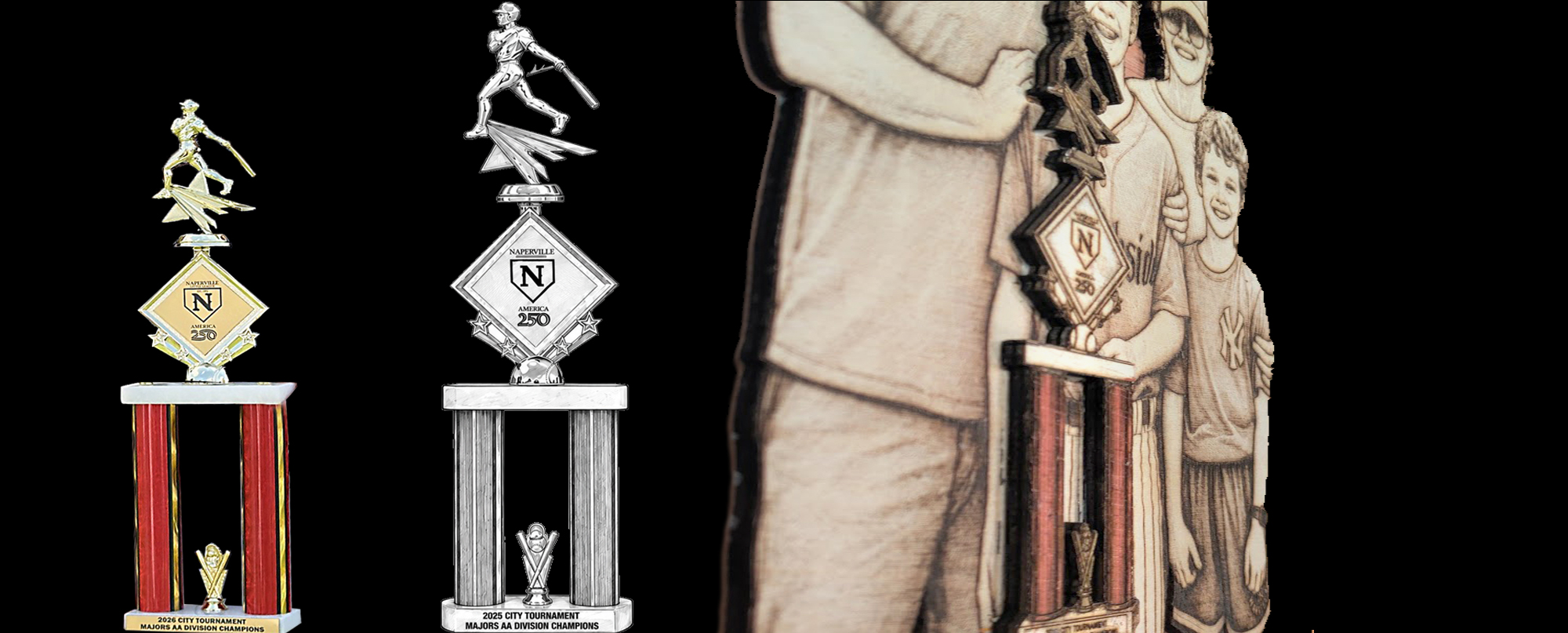 View 3 of Little League Plaque